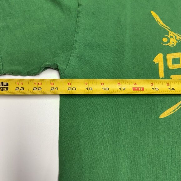 Vintage DC Skate T Shirt Mens Large Green Short Sleeve Y2K Skateboard - Picture 11 of 13